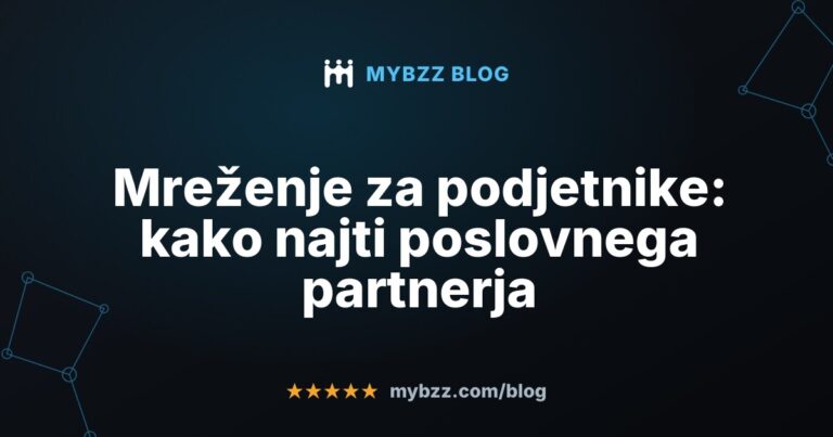 Mreženje za podjetnike: kako najti poslovnega partnerja