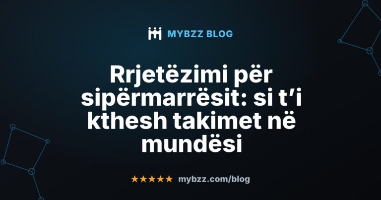 Rrjetëzimi për sipërmarrësit: si t’i kthesh takimet në mundësi