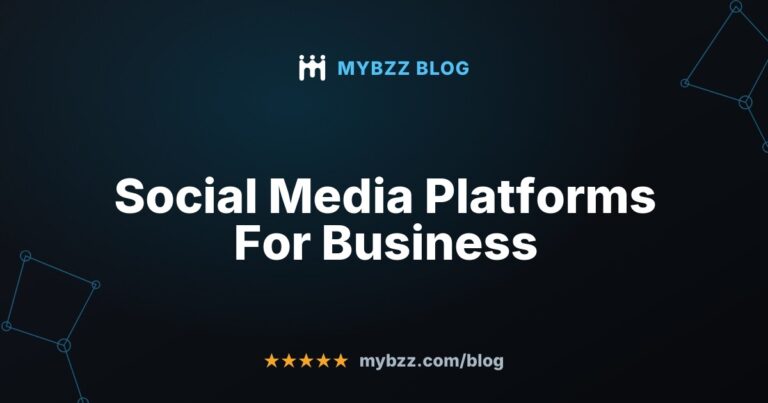 Social Media Platforms For Business