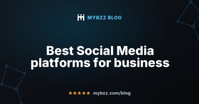 Best Social Media platforms for business