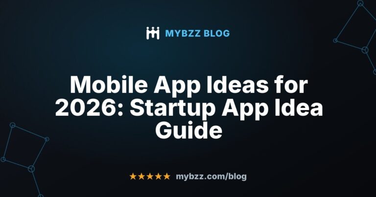 Mobile App Ideas for 2026: Startup App Idea Guide