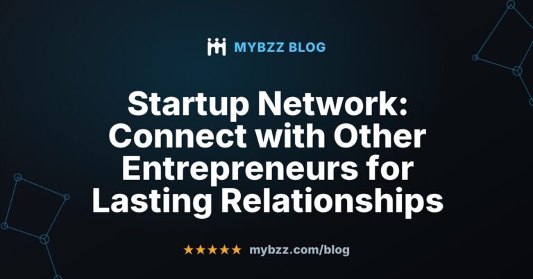 Startup Network: Connect with Other Entrepreneurs for Lasting Relationships