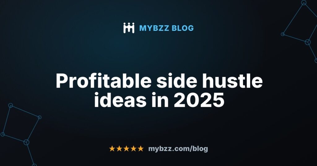 Profitable side hustle ideas in 2025