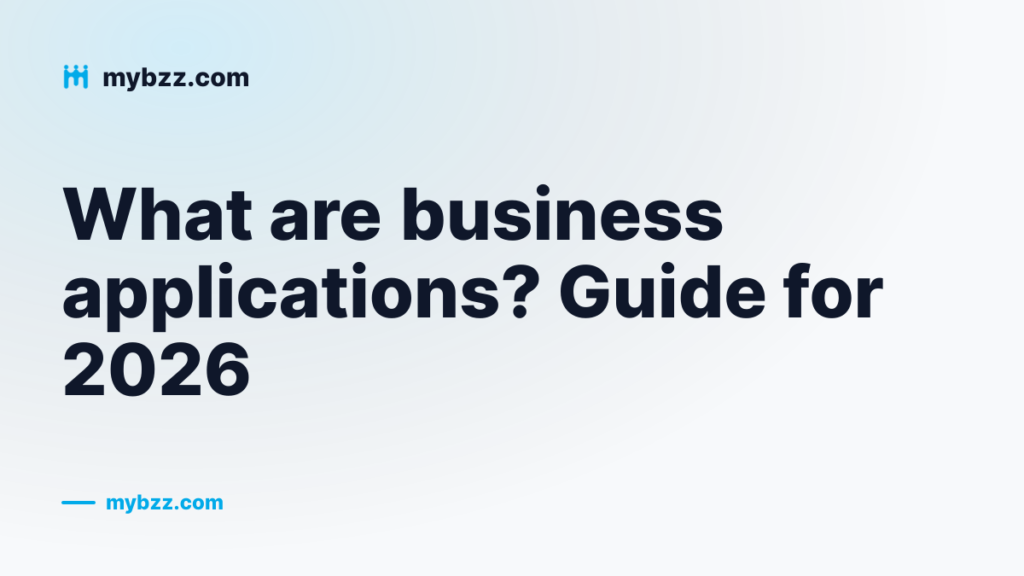 Cover: what business applications are and how companies use them day to day
