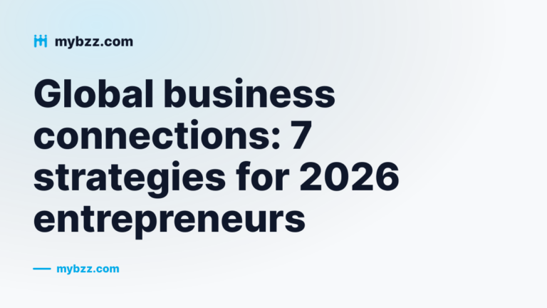 Article cover: seven strategies for building global business connections as an entrepreneur