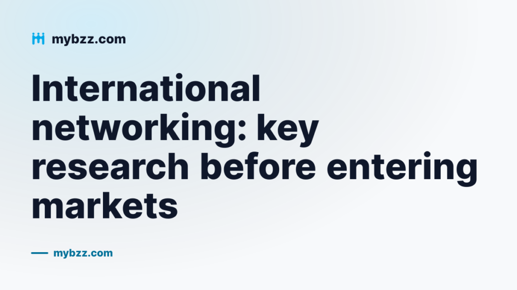 Article cover on researching new markets before you start networking internationally