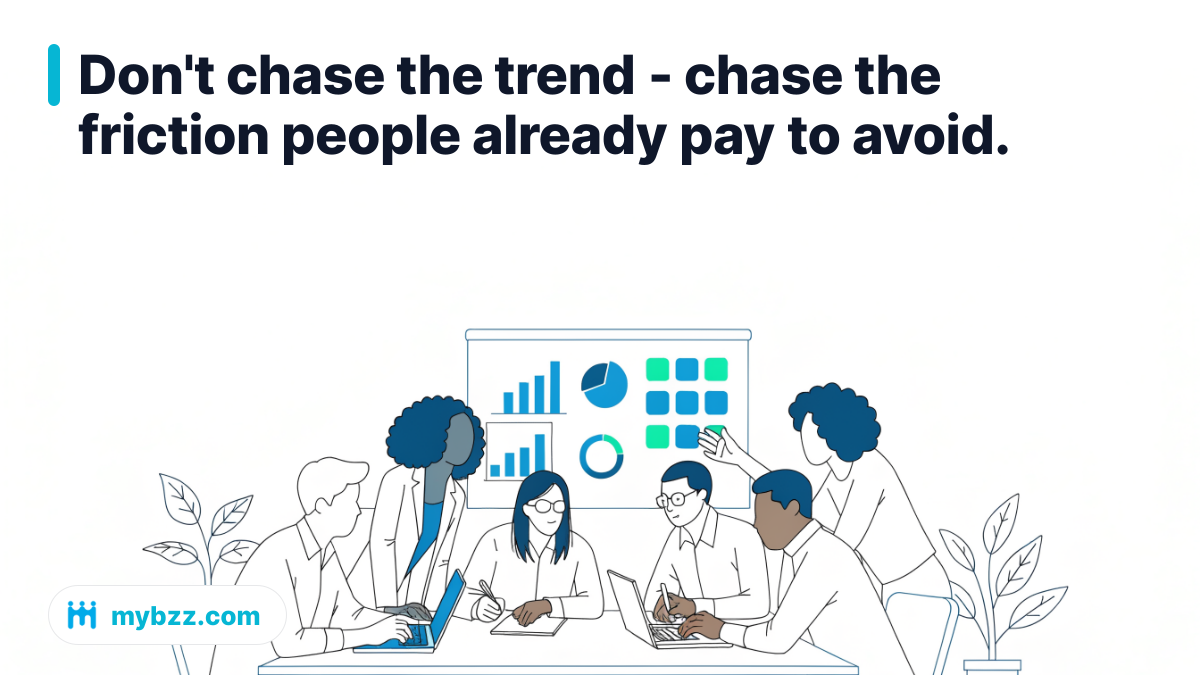 Don't chase the trend - chase the friction people already pay to avoid. - startup app ideas solving problems 2026
