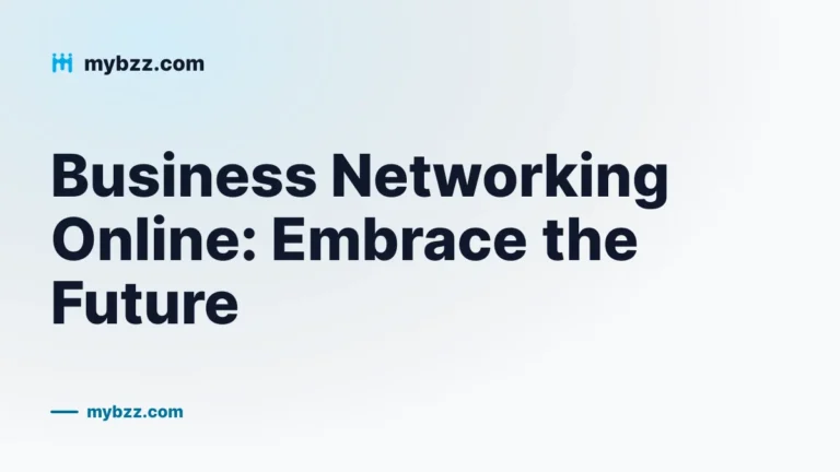 Business Networking Online: Embrace the Future