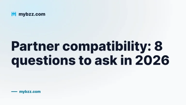 Partner compatibility: 8 questions to ask in 2026