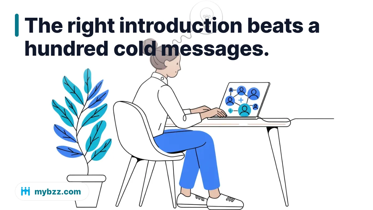 The right introduction beats a hundred cold messages. - How does AI matching work