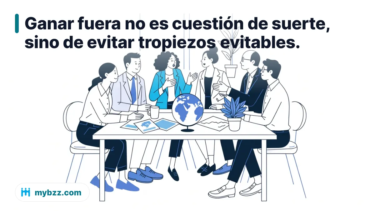 Ganar fuera no es cuestión de suerte, sino de evitar tropiezos evitables. - conexiones comerciales globales