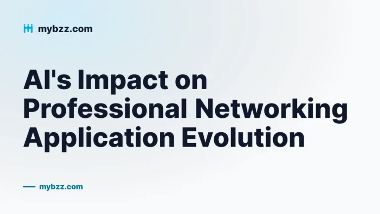 AI's Impact on Professional Networking Application Evolution