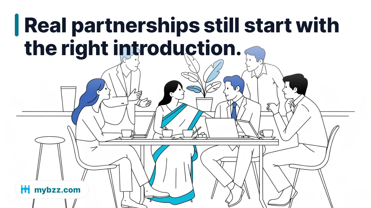 Real partnerships still start with the right introduction.
