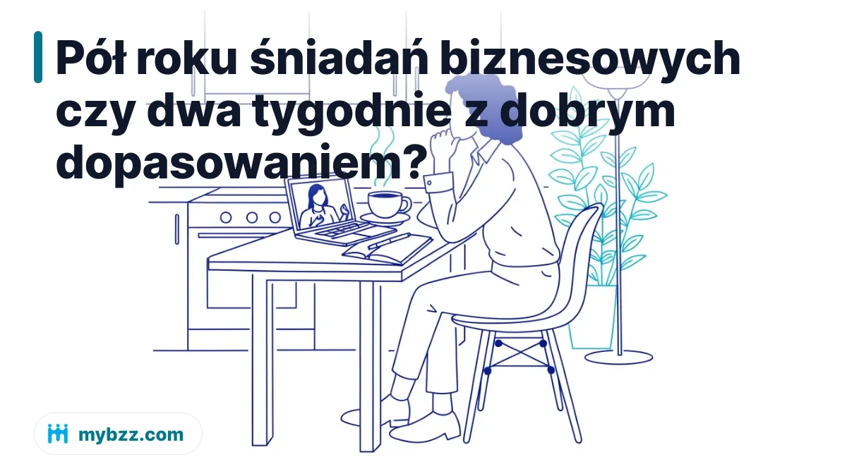 Pół roku śniadań biznesowych czy dwa tygodnie z dobrym dopasowaniem? - networking biznesowy online