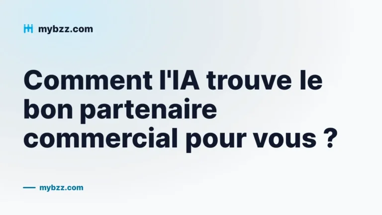 Comment l'IA trouve le bon partenaire commercial pour vous ?