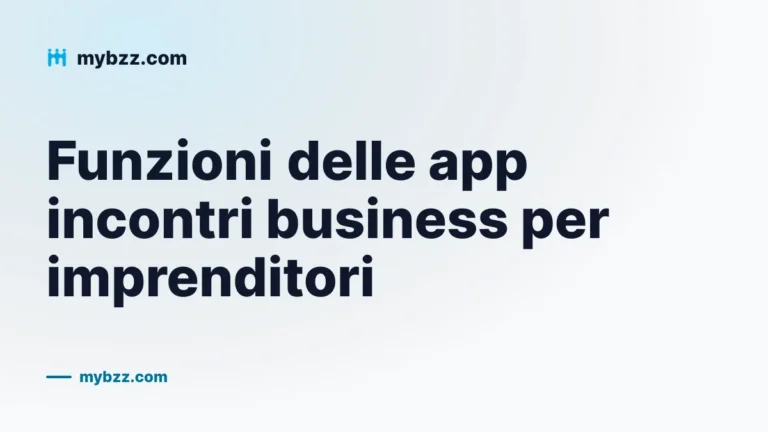 Funzioni delle app incontri business per imprenditori
