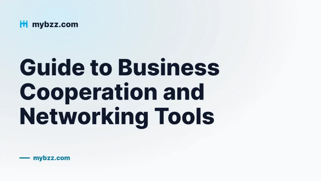 Guide to Business Cooperation and Networking Tools