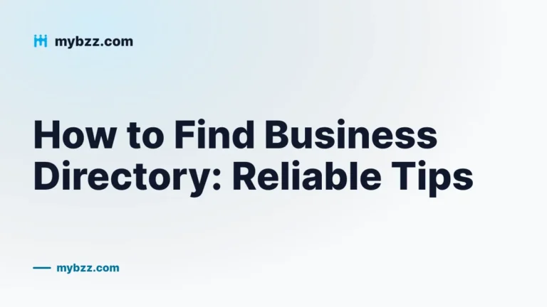 How to Find Business Directory: Reliable Tips