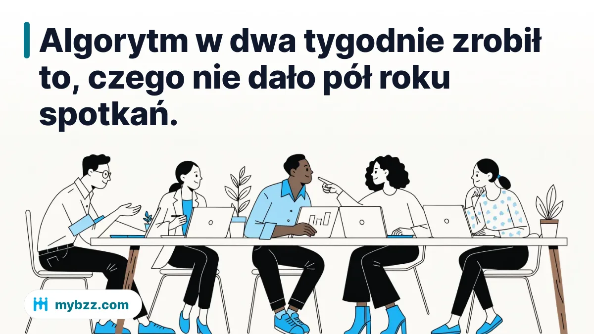 Algorytm w dwa tygodnie zrobił to, czego nie dało pół roku spotkań.