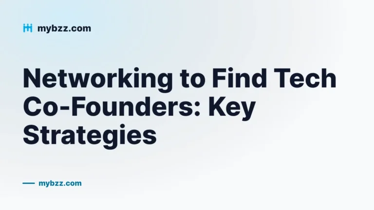 Networking to Find Tech Co-Founders: Key Strategies